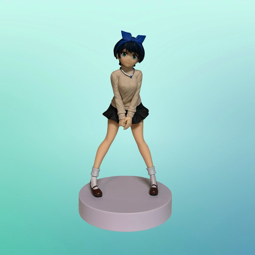 Bandai Spirits Ruka Sarashina Rent-A-Girlfriend Figure 7in Tan Blue Anime PVC